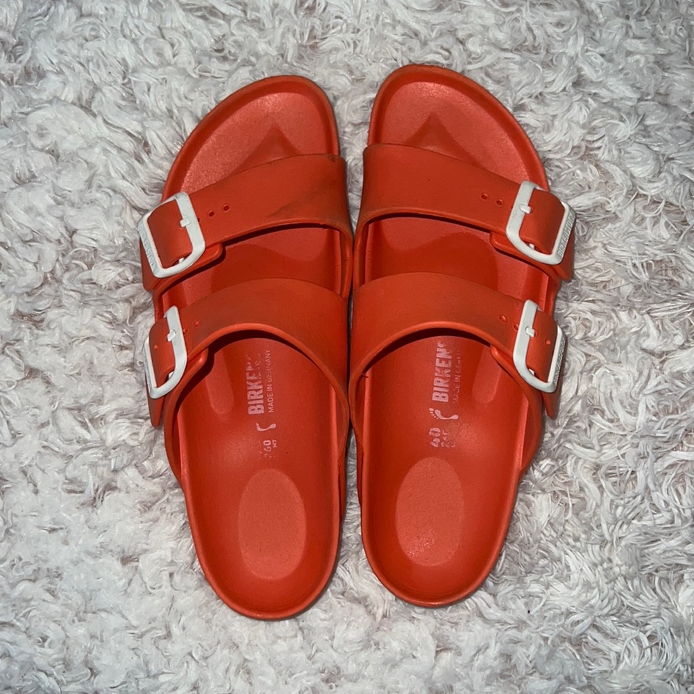 BIRKENSTOCK ARIZONA ESSENTIALS SLIDE SANDAL - WOMEN'S